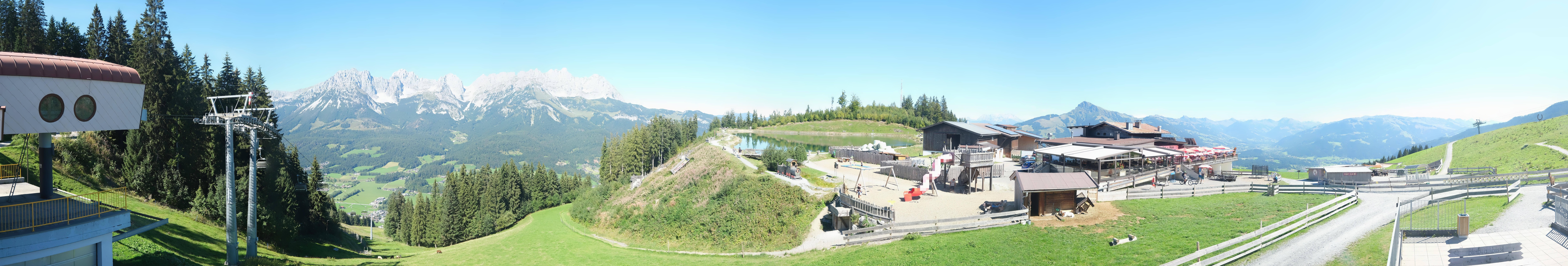 Archiv Foto Webcam Panoramasicht SkiWelt Wilder Kaiser: Astberg