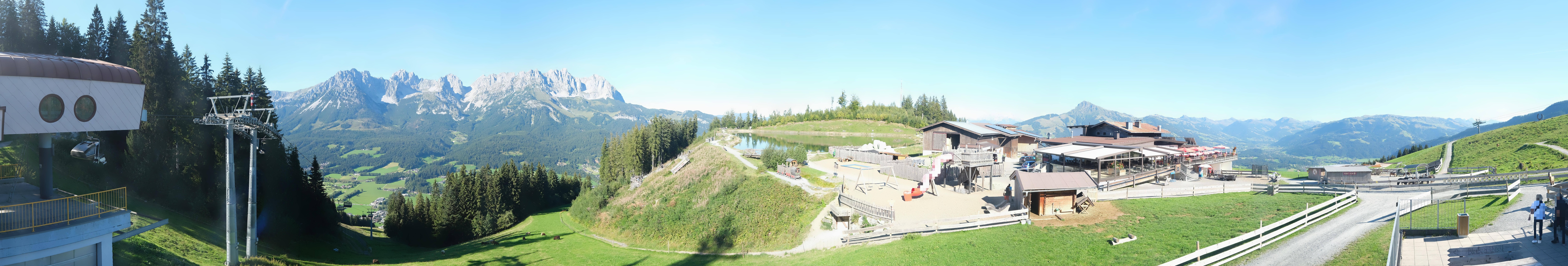 Archiv Foto Webcam Panoramasicht SkiWelt Wilder Kaiser: Astberg