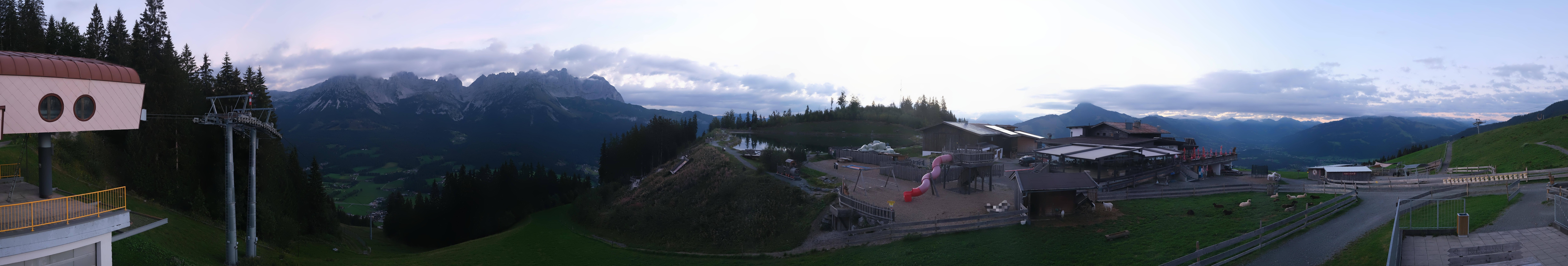 Archiv Foto Webcam Panoramasicht SkiWelt Wilder Kaiser: Astberg
