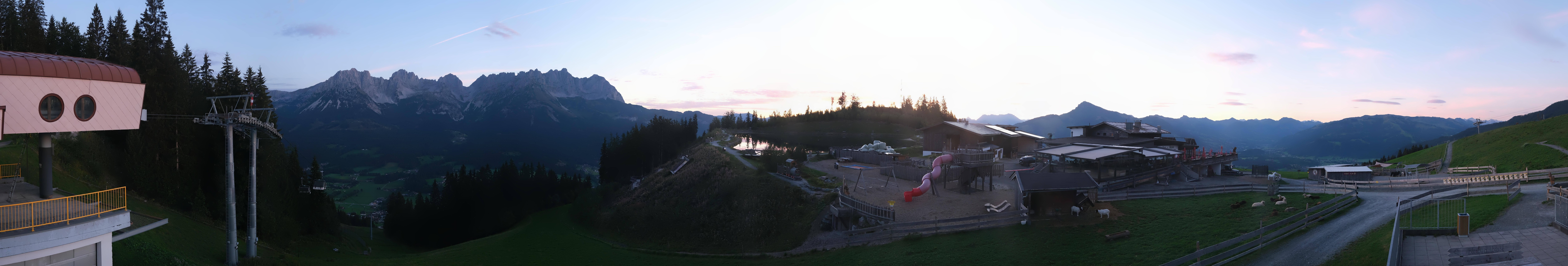 Archiv Foto Webcam Panoramasicht SkiWelt Wilder Kaiser: Astberg