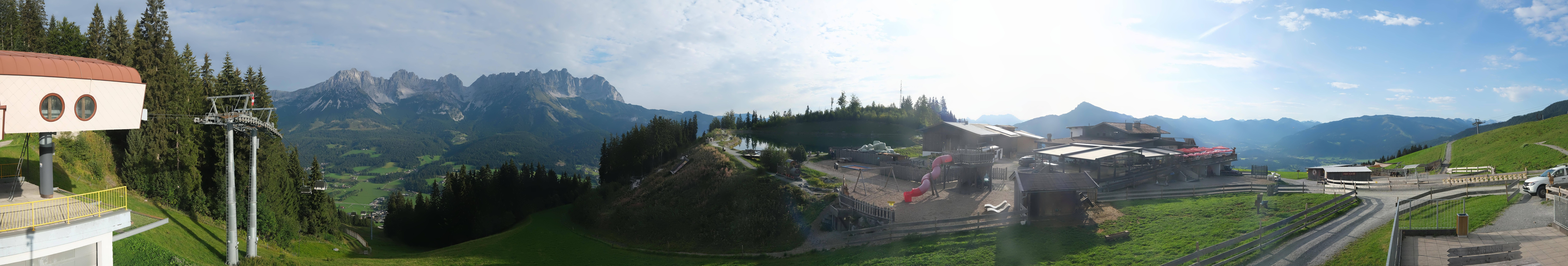 Archiv Foto Webcam Panoramasicht SkiWelt Wilder Kaiser: Astberg