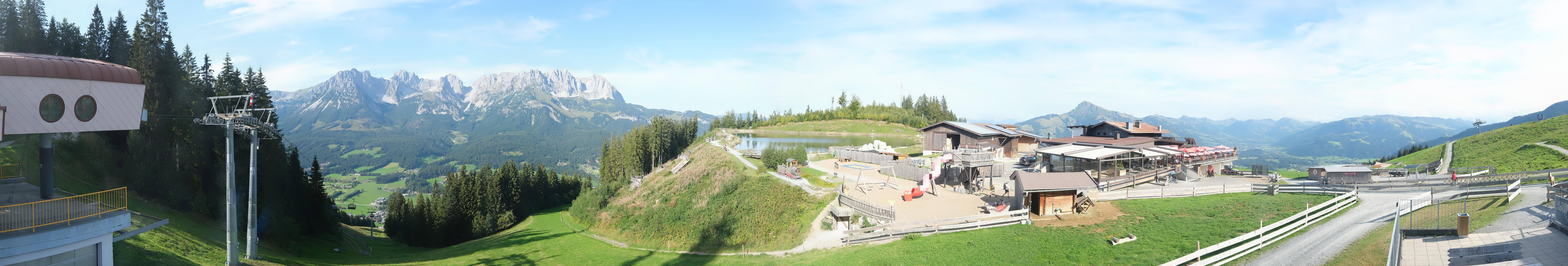 Archiv Foto Webcam Panoramasicht SkiWelt Wilder Kaiser: Astberg