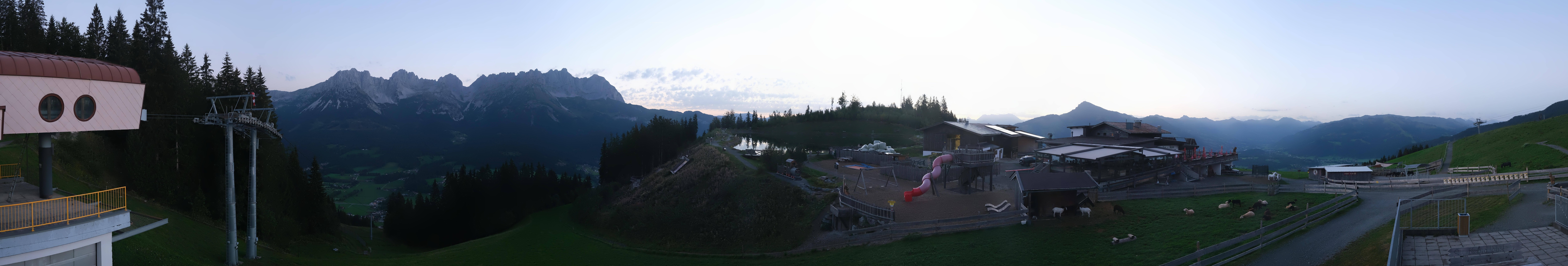 Archiv Foto Webcam Panoramasicht SkiWelt Wilder Kaiser: Astberg