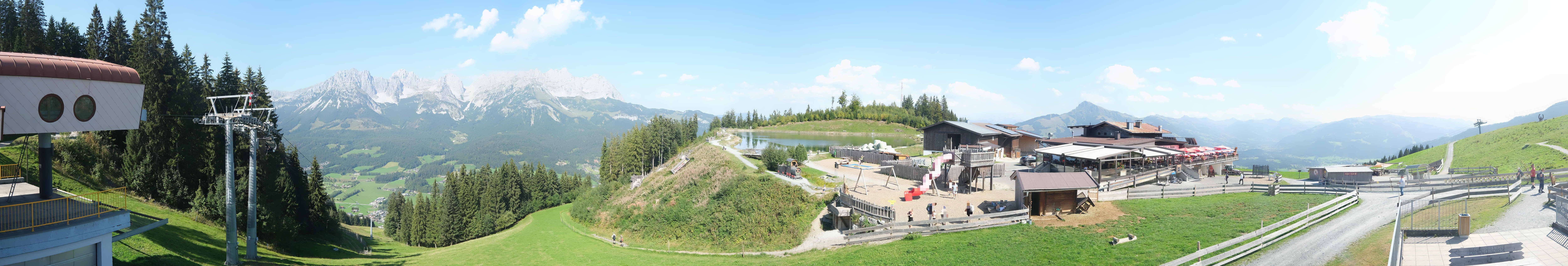 Archiv Foto Webcam Panoramasicht SkiWelt Wilder Kaiser: Astberg