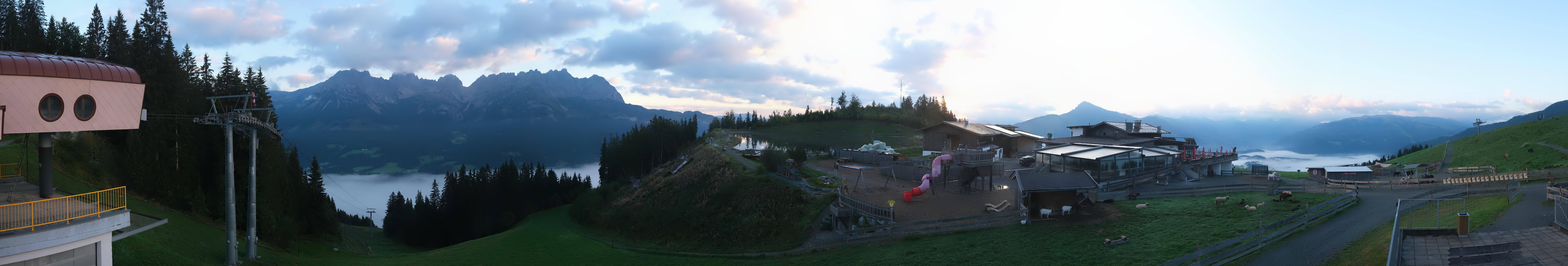 Archiv Foto Webcam Panoramasicht SkiWelt Wilder Kaiser: Astberg