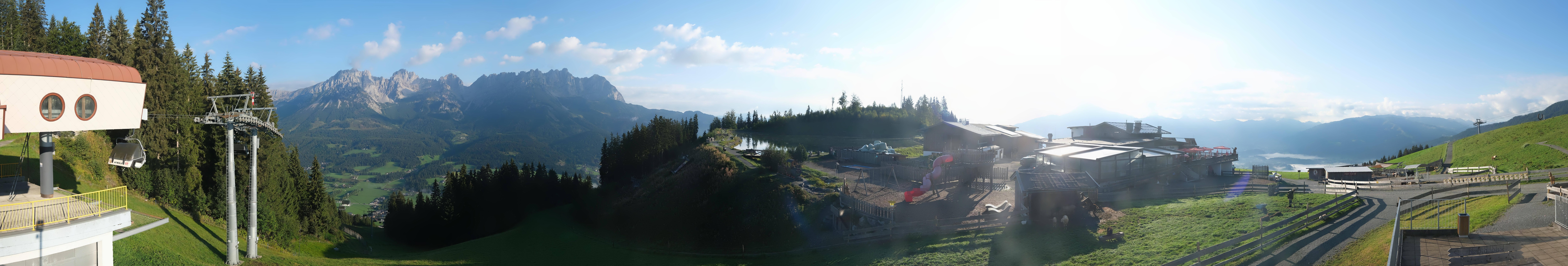 Archiv Foto Webcam Panoramasicht SkiWelt Wilder Kaiser: Astberg