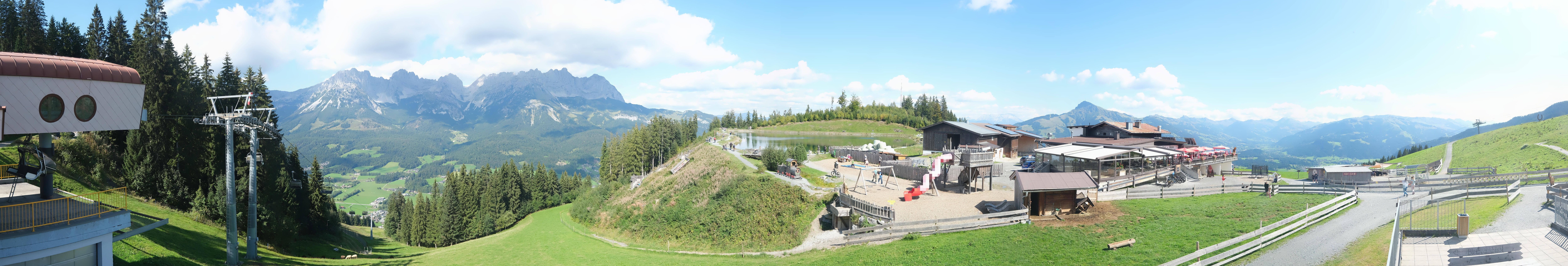 Archiv Foto Webcam Panoramasicht SkiWelt Wilder Kaiser: Astberg