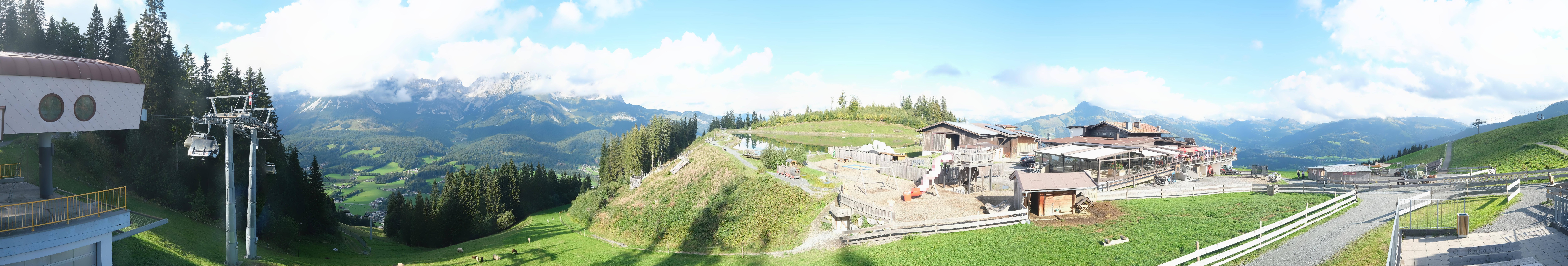 Archiv Foto Webcam Panoramasicht SkiWelt Wilder Kaiser: Astberg