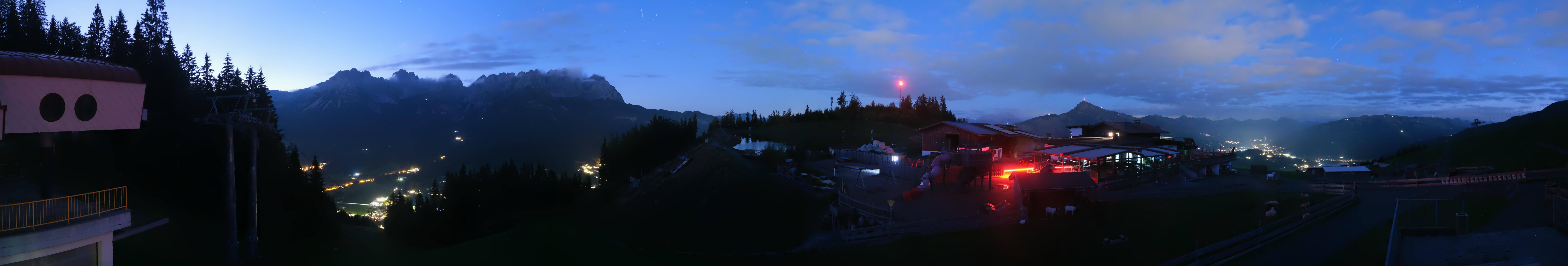 Archiv Foto Webcam Panoramasicht SkiWelt Wilder Kaiser: Astberg