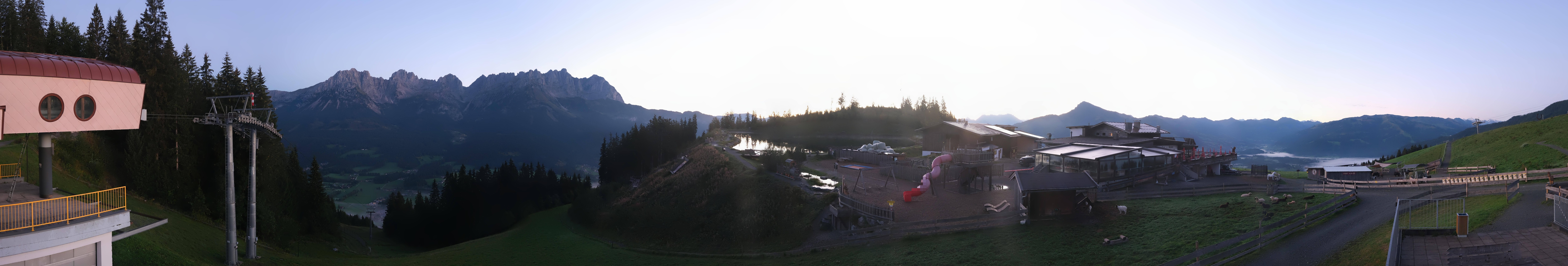 Archiv Foto Webcam Panoramasicht SkiWelt Wilder Kaiser: Astberg