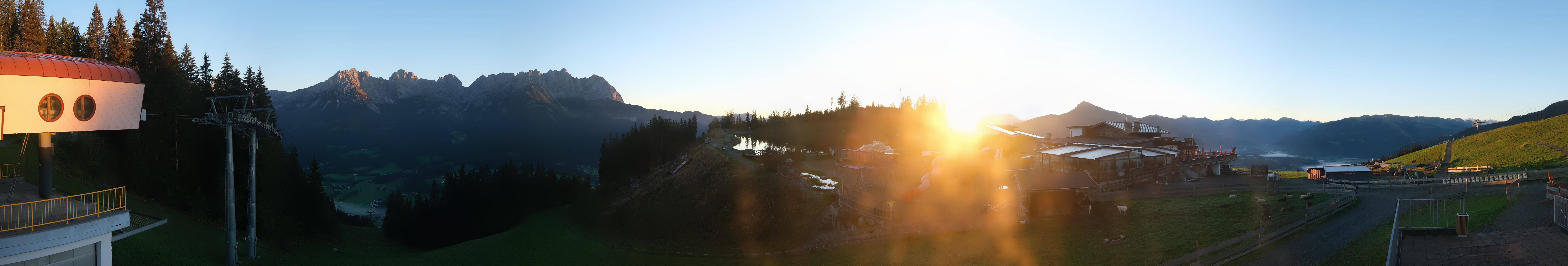 Archiv Foto Webcam Panoramasicht SkiWelt Wilder Kaiser: Astberg