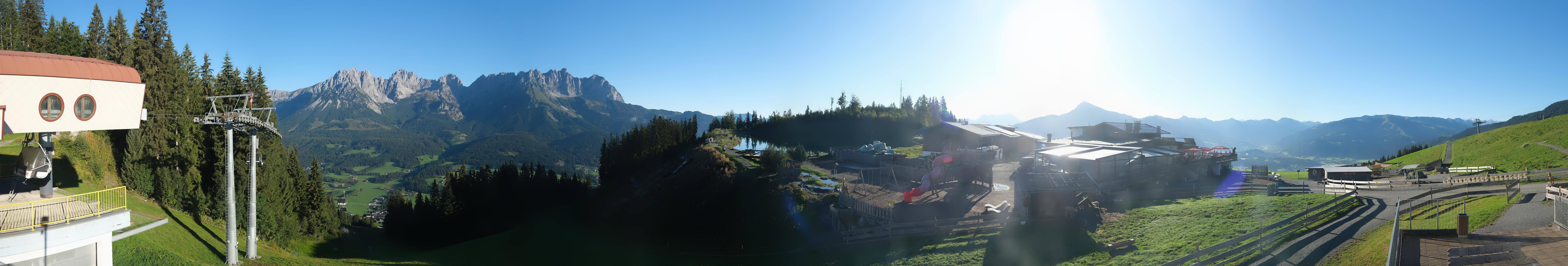 Archiv Foto Webcam Panoramasicht SkiWelt Wilder Kaiser: Astberg