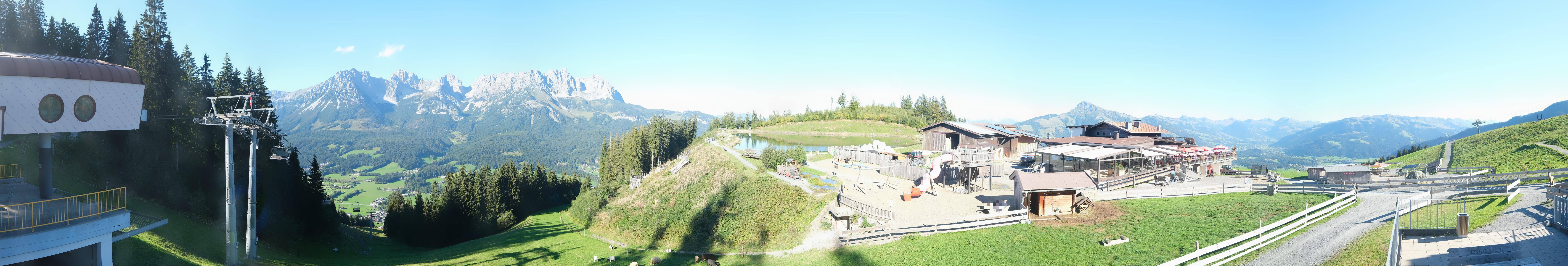 Archiv Foto Webcam Panoramasicht SkiWelt Wilder Kaiser: Astberg