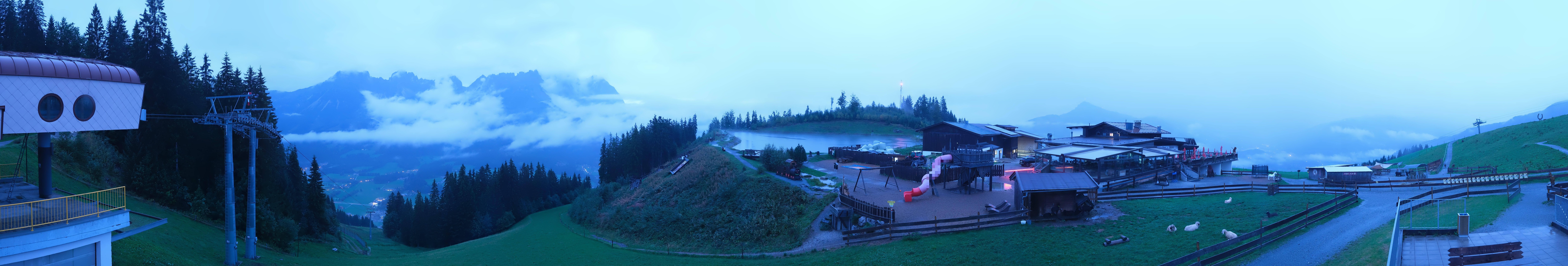 Archiv Foto Webcam Panoramasicht SkiWelt Wilder Kaiser: Astberg