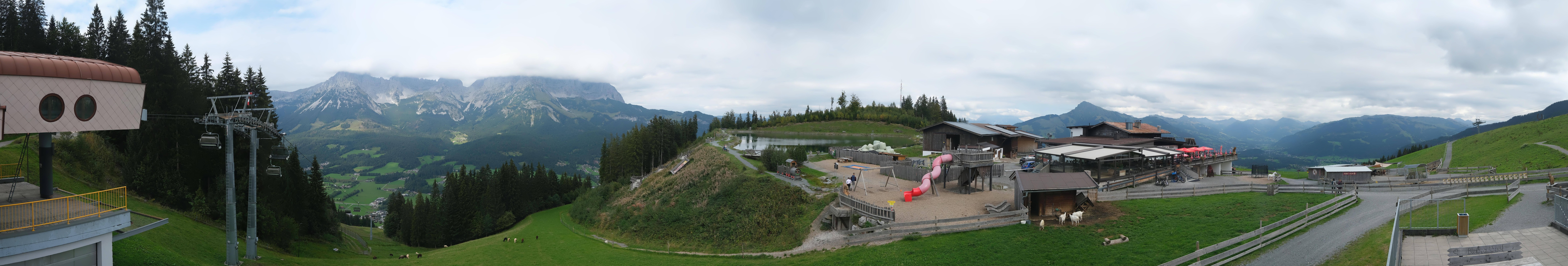 Archiv Foto Webcam Panoramasicht SkiWelt Wilder Kaiser: Astberg