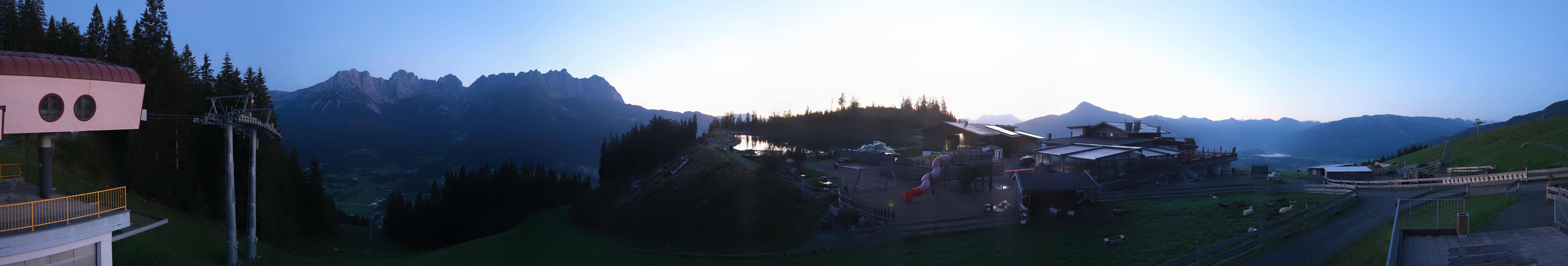 Archiv Foto Webcam Panoramasicht SkiWelt Wilder Kaiser: Astberg