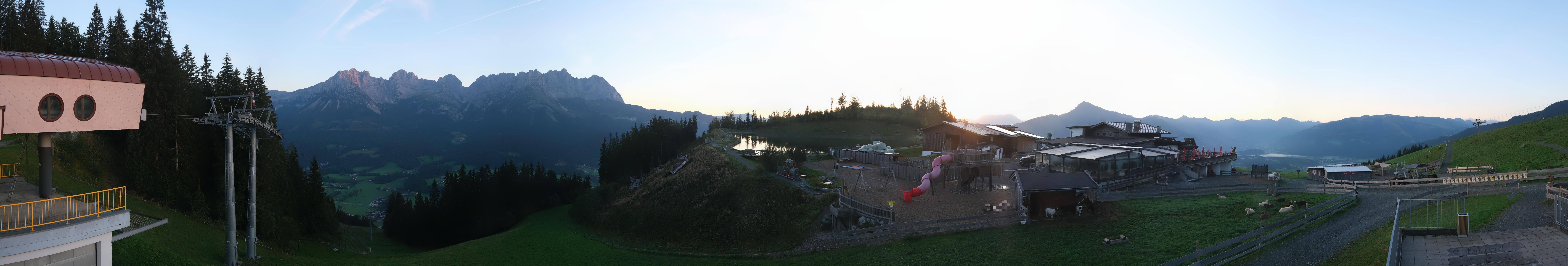 Archiv Foto Webcam Panoramasicht SkiWelt Wilder Kaiser: Astberg