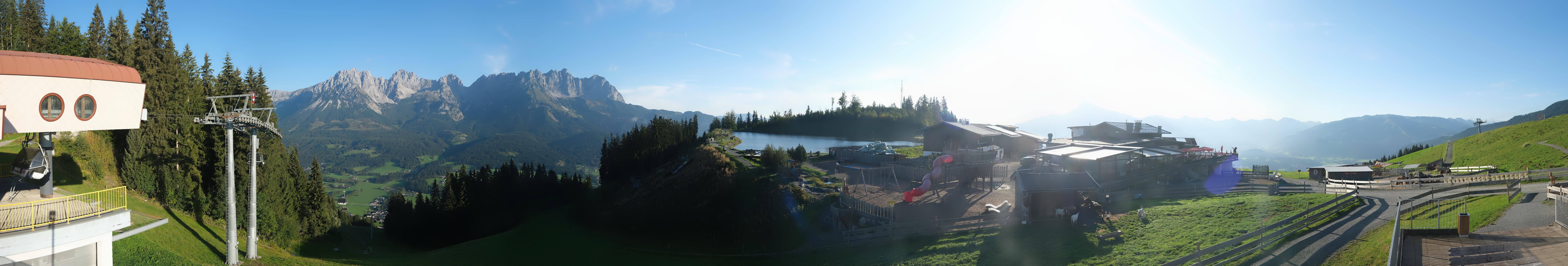 Archiv Foto Webcam Panoramasicht SkiWelt Wilder Kaiser: Astberg