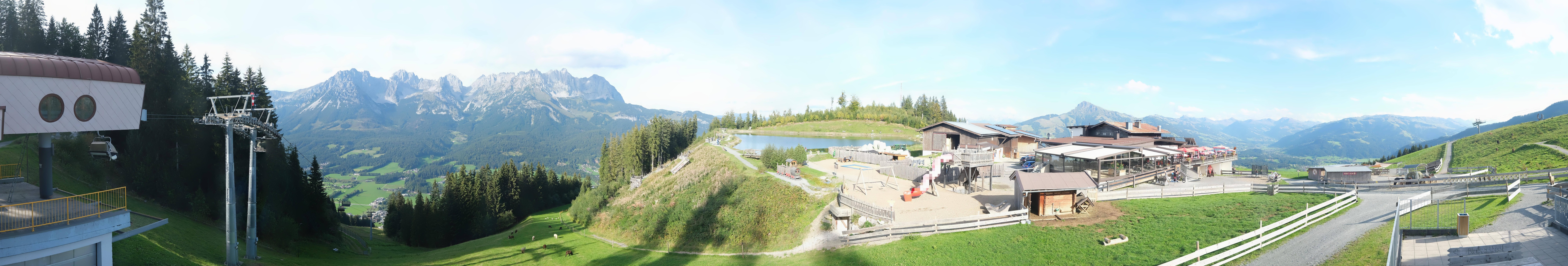 Archiv Foto Webcam Panoramasicht SkiWelt Wilder Kaiser: Astberg