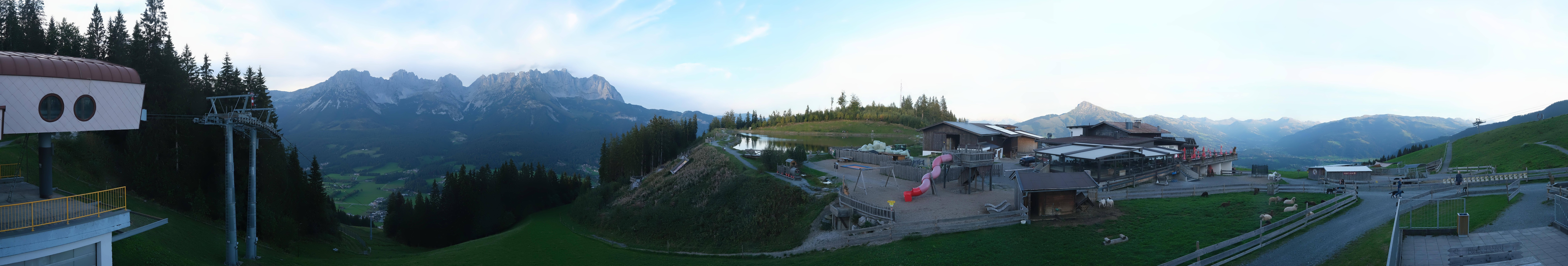 Archiv Foto Webcam Panoramasicht SkiWelt Wilder Kaiser: Astberg