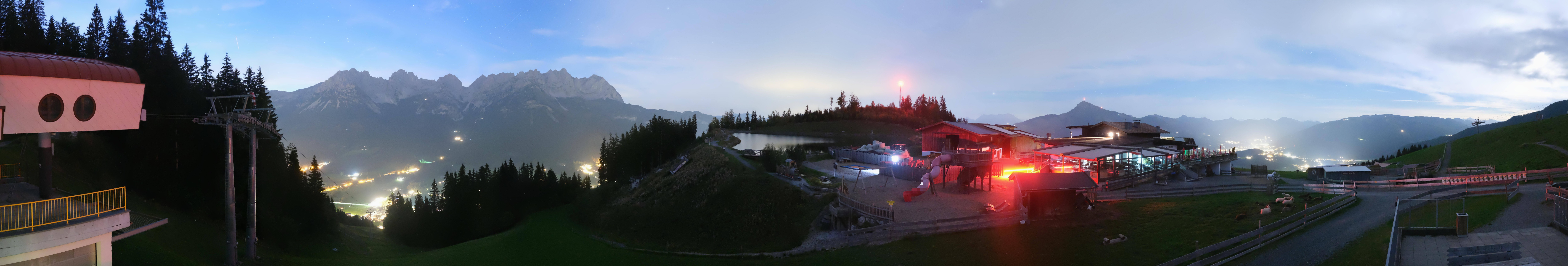 Archiv Foto Webcam Panoramasicht SkiWelt Wilder Kaiser: Astberg