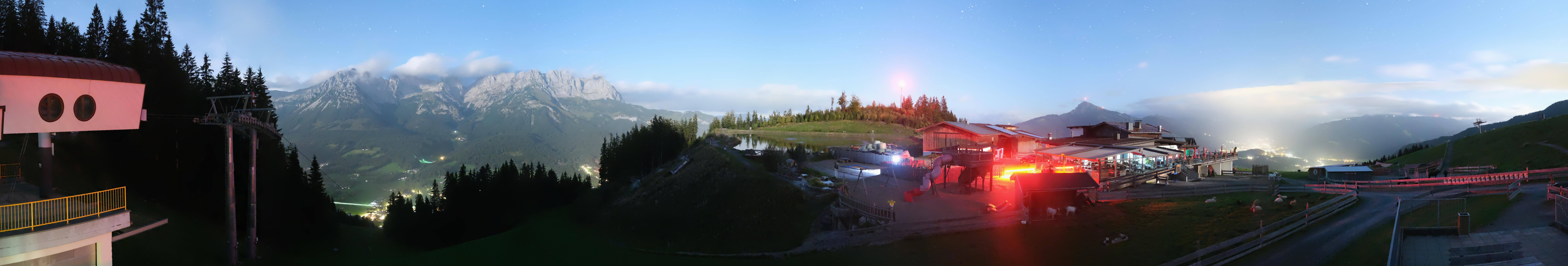 Archived image Webcam View of the Astberg in SkiWelt Wilder Kaiser