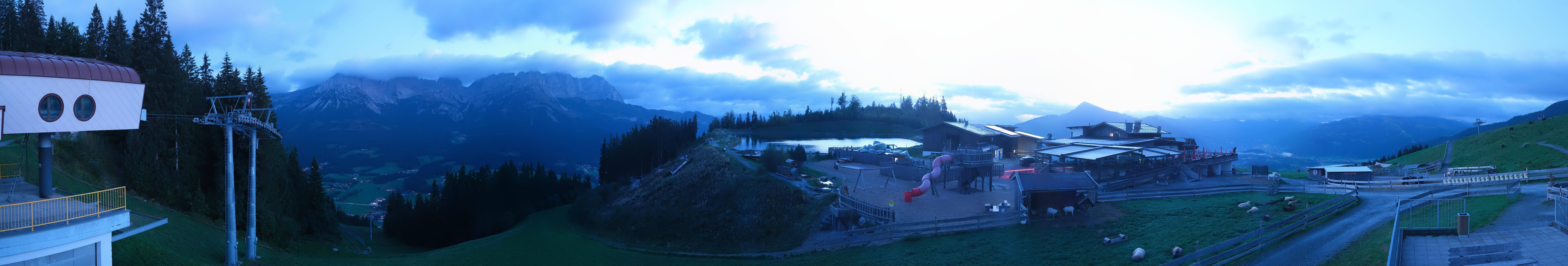 Archiv Foto Webcam Panoramasicht SkiWelt Wilder Kaiser: Astberg