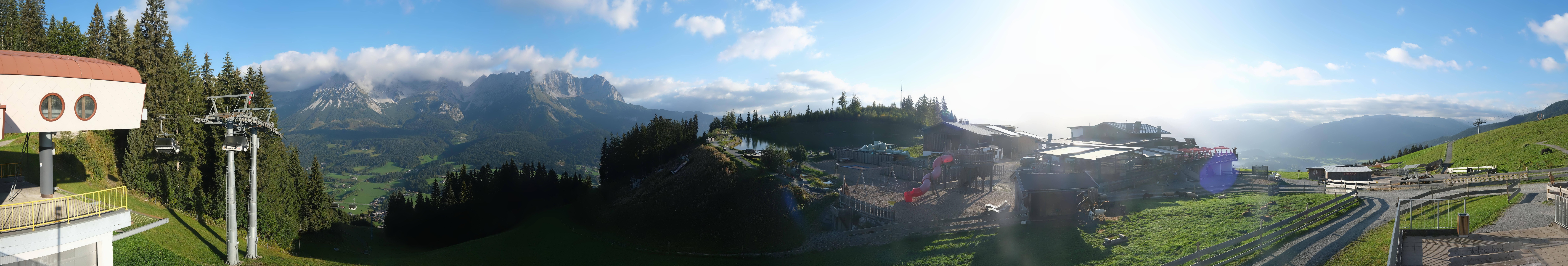 Archiv Foto Webcam Panoramasicht SkiWelt Wilder Kaiser: Astberg