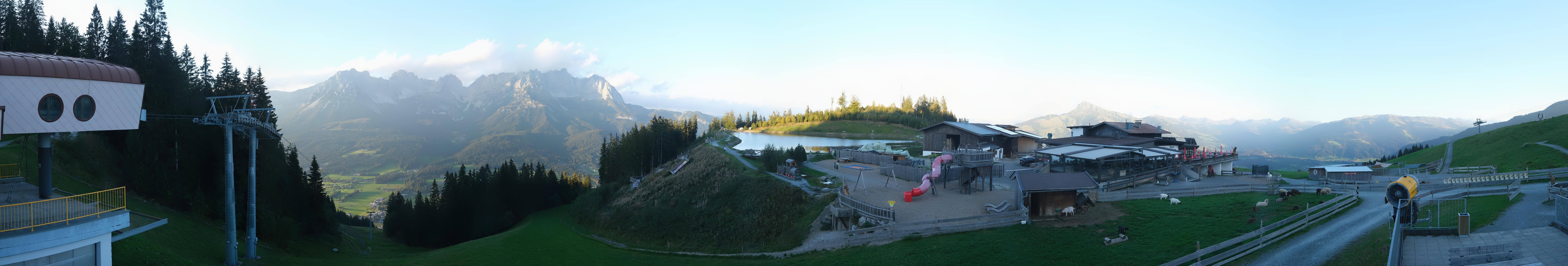 Archiv Foto Webcam Panoramasicht SkiWelt Wilder Kaiser: Astberg