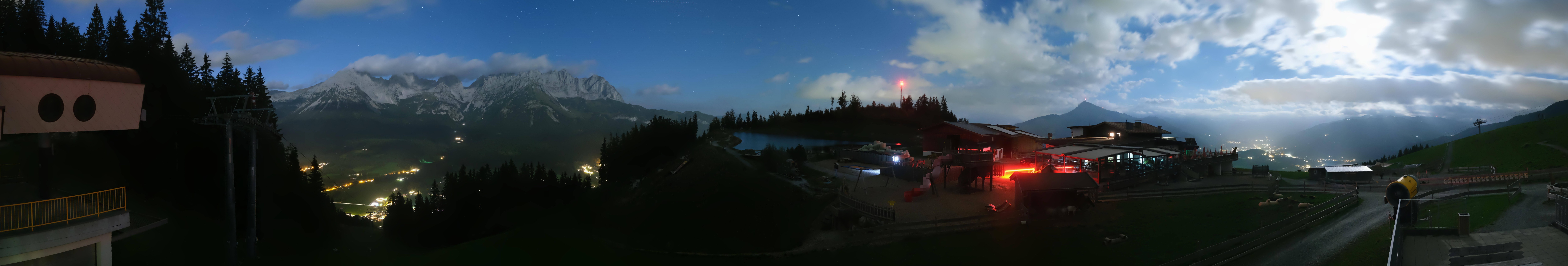 Archived image Webcam View of the Astberg in SkiWelt Wilder Kaiser