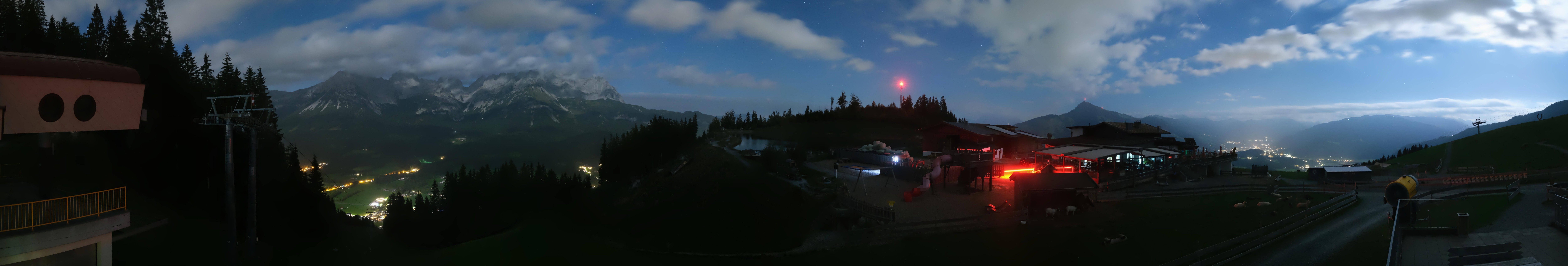 Archived image Webcam View of the Astberg in SkiWelt Wilder Kaiser