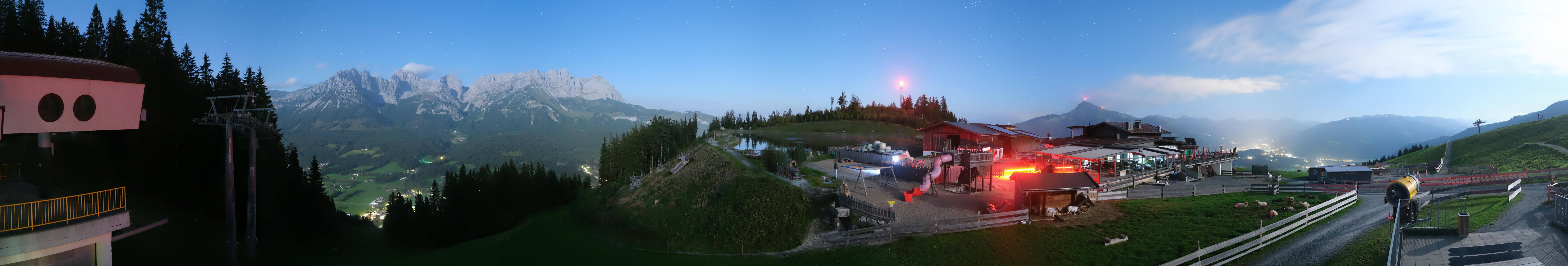 Archiv Foto Webcam Panoramasicht SkiWelt Wilder Kaiser: Astberg