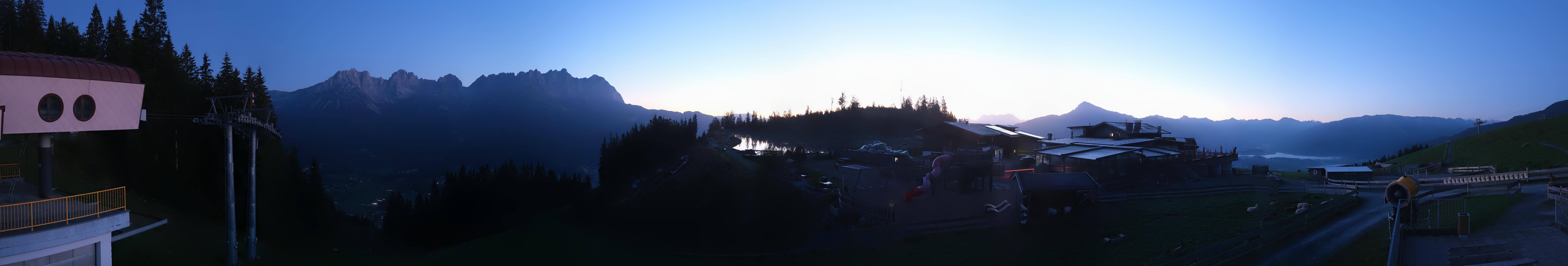 Archiv Foto Webcam Panoramasicht SkiWelt Wilder Kaiser: Astberg