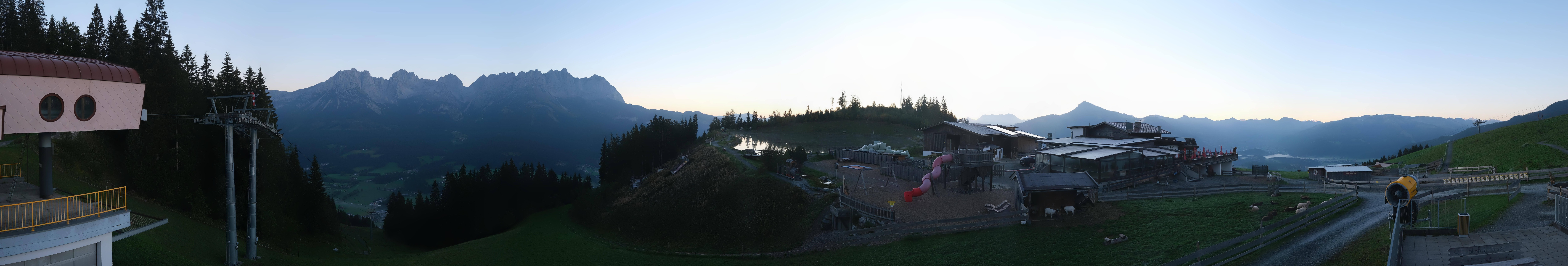 Archiv Foto Webcam Panoramasicht SkiWelt Wilder Kaiser: Astberg