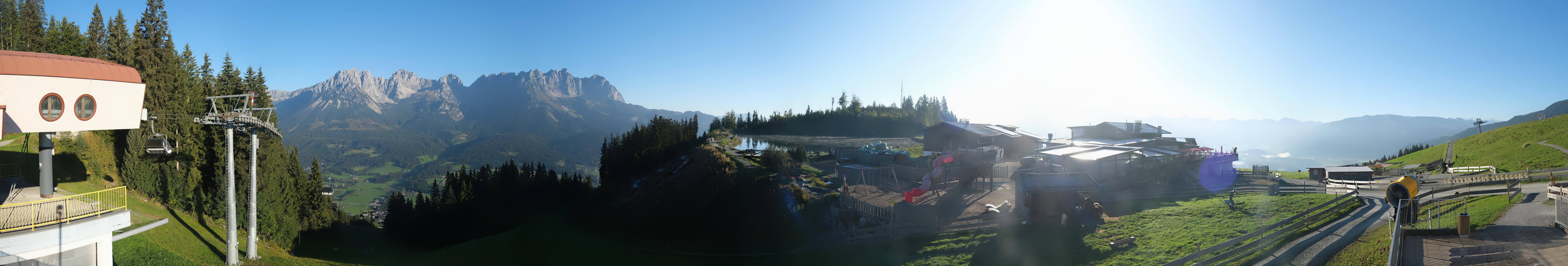 Archiv Foto Webcam Panoramasicht SkiWelt Wilder Kaiser: Astberg