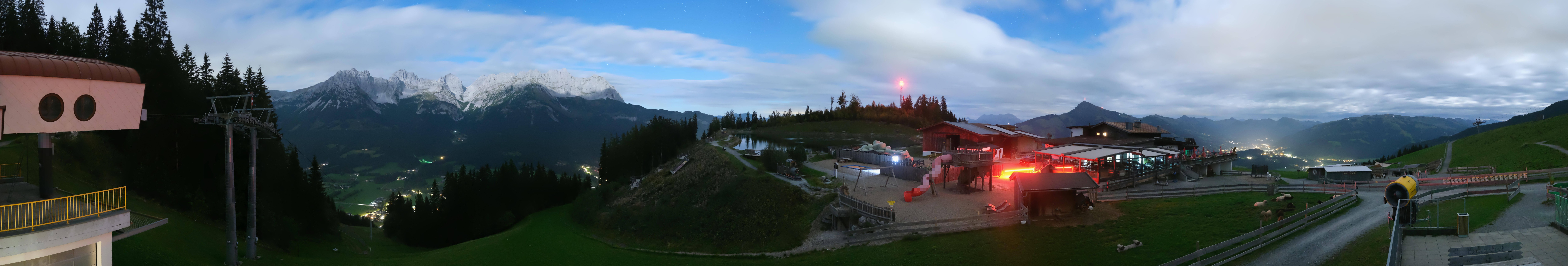 Archiv Foto Webcam Panoramasicht SkiWelt Wilder Kaiser: Astberg