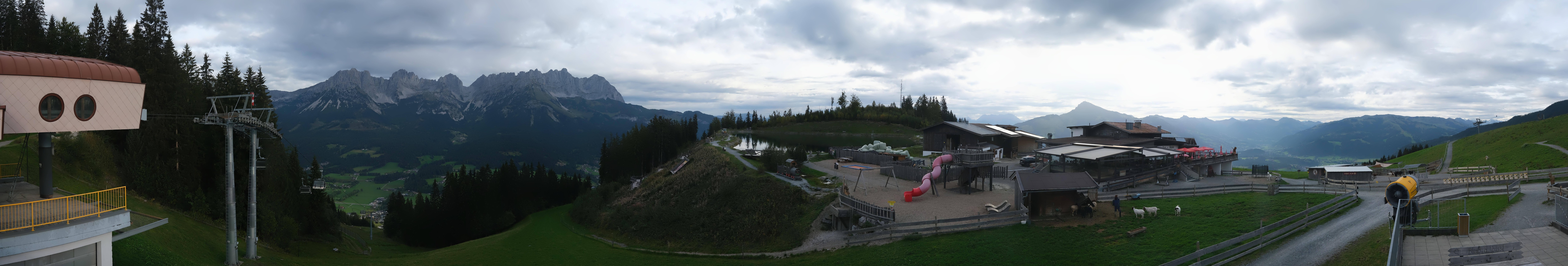Archiv Foto Webcam Panoramasicht SkiWelt Wilder Kaiser: Astberg