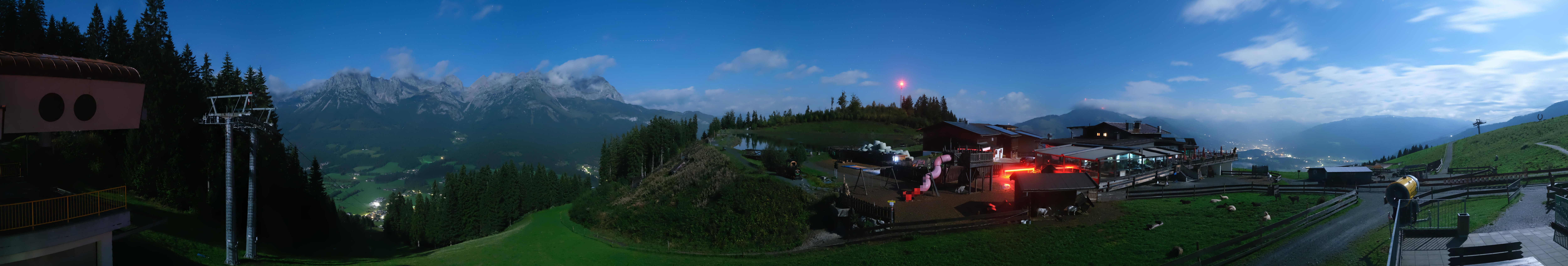 Archiv Foto Webcam Panoramasicht SkiWelt Wilder Kaiser: Astberg