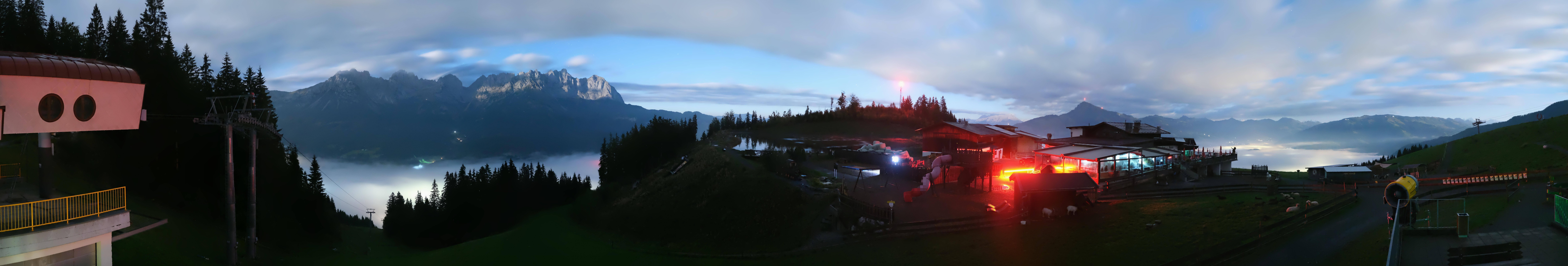 Archiv Foto Webcam Panoramasicht SkiWelt Wilder Kaiser: Astberg