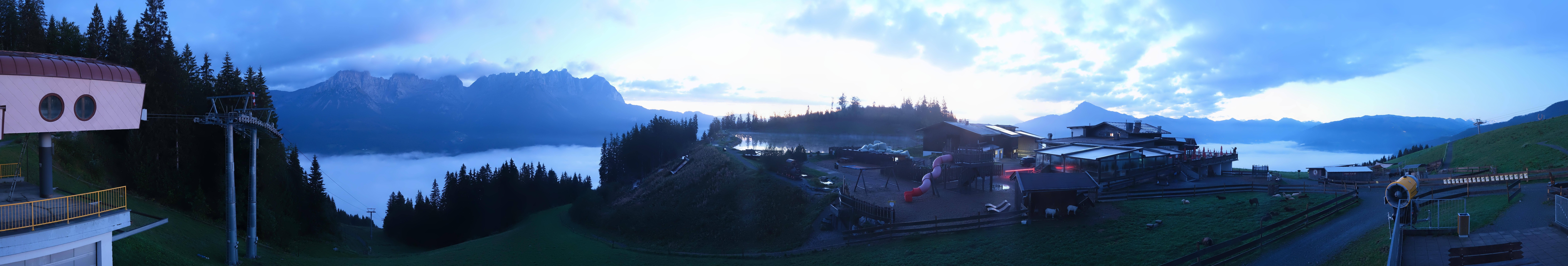 Archiv Foto Webcam Panoramasicht SkiWelt Wilder Kaiser: Astberg