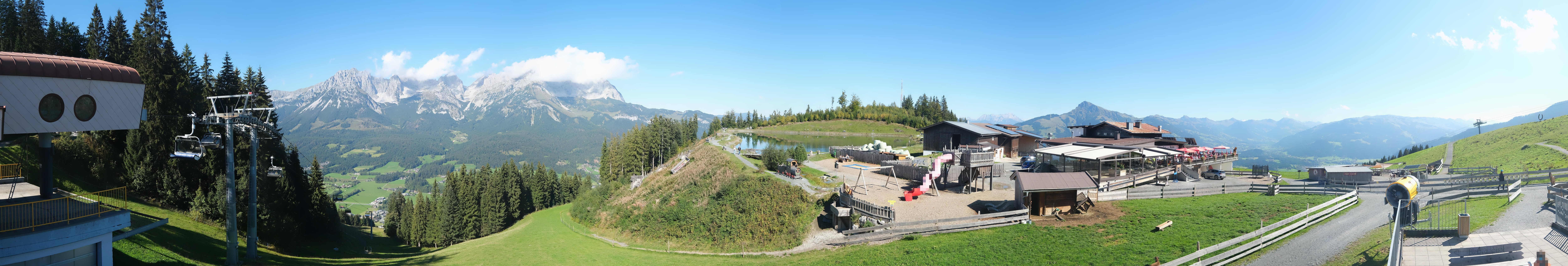 Archiv Foto Webcam Panoramasicht SkiWelt Wilder Kaiser: Astberg