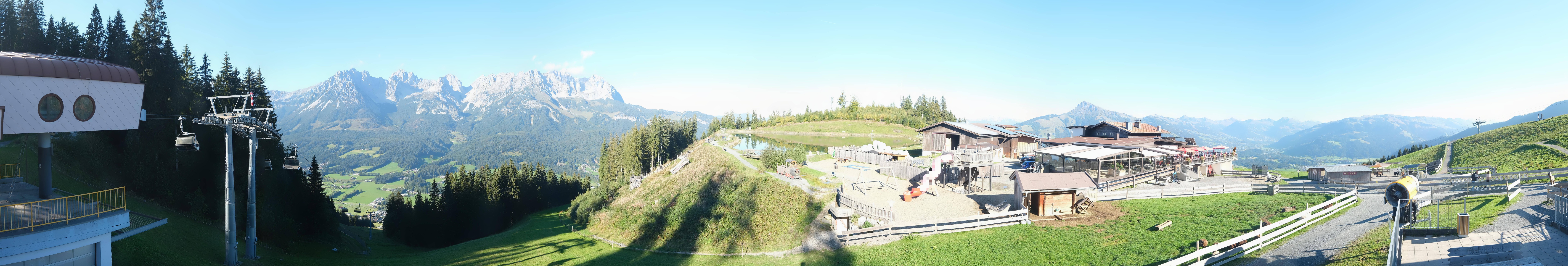 Archiv Foto Webcam Panoramasicht SkiWelt Wilder Kaiser: Astberg