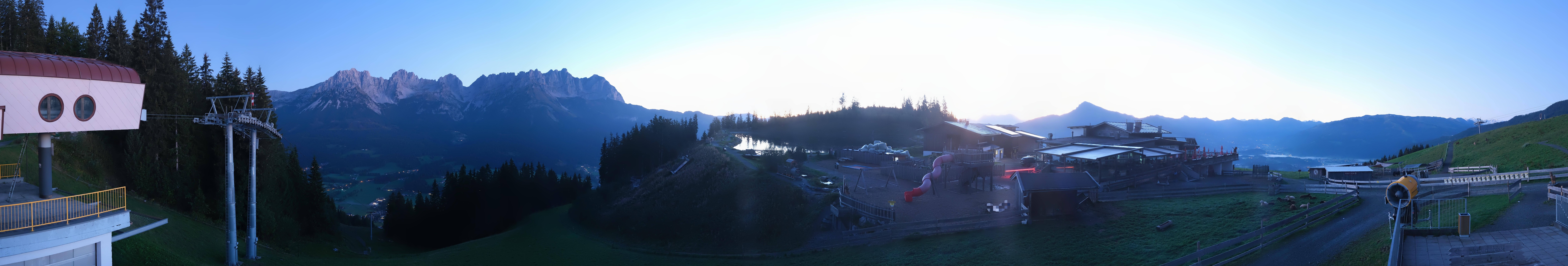 Archiv Foto Webcam Panoramasicht SkiWelt Wilder Kaiser: Astberg