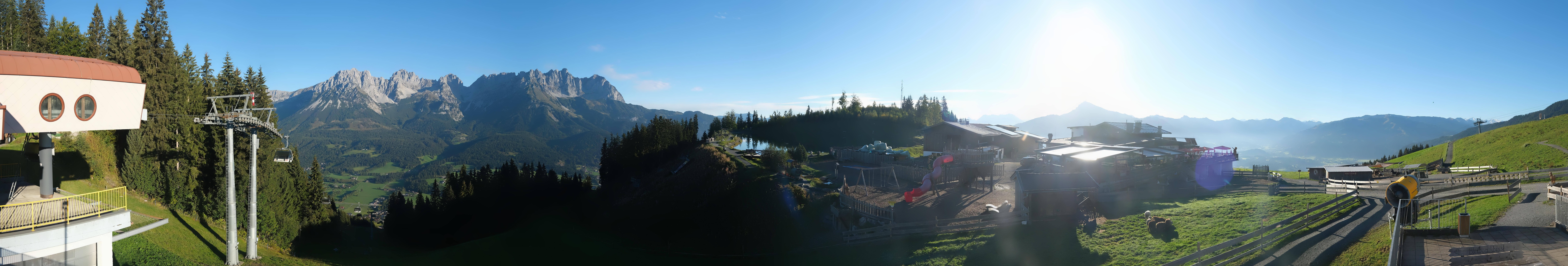 Archiv Foto Webcam Panoramasicht SkiWelt Wilder Kaiser: Astberg