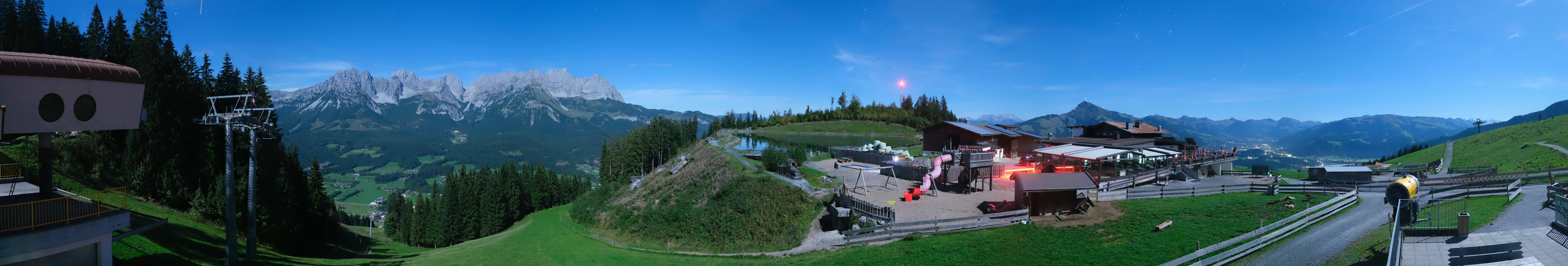 Archiv Foto Webcam Panoramasicht SkiWelt Wilder Kaiser: Astberg