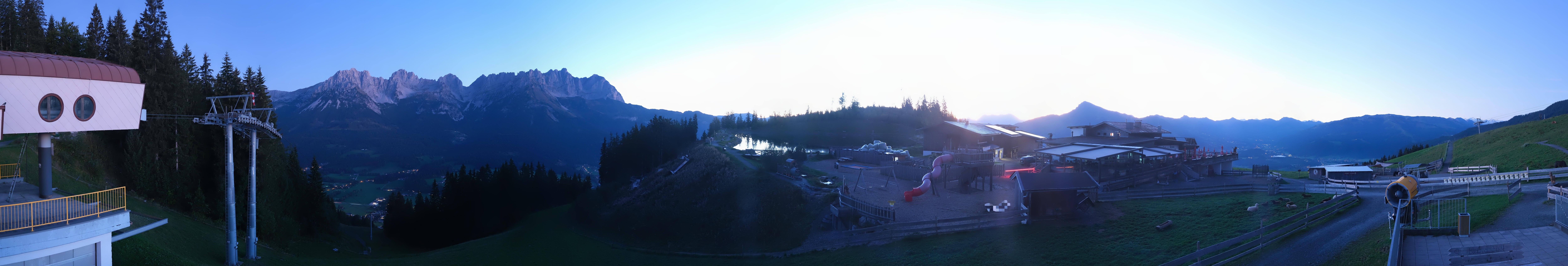 Archiv Foto Webcam Panoramasicht SkiWelt Wilder Kaiser: Astberg
