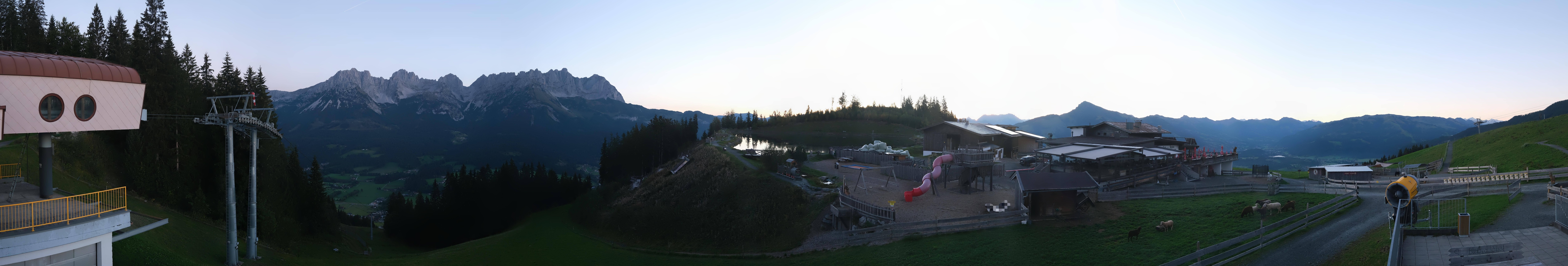 Archiv Foto Webcam Panoramasicht SkiWelt Wilder Kaiser: Astberg