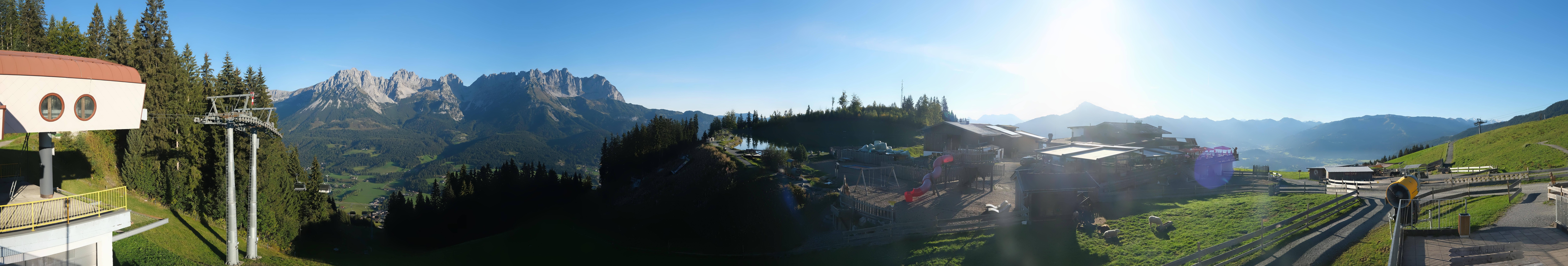 Archiv Foto Webcam Panoramasicht SkiWelt Wilder Kaiser: Astberg