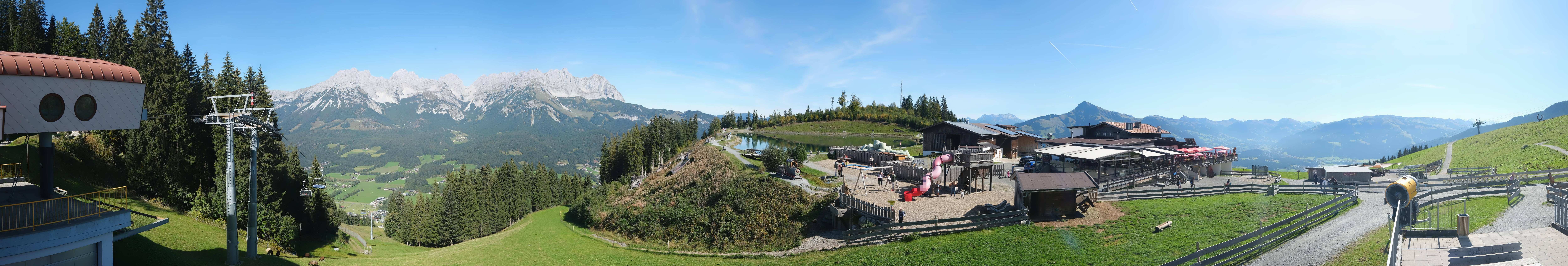 Archiv Foto Webcam Panoramasicht SkiWelt Wilder Kaiser: Astberg