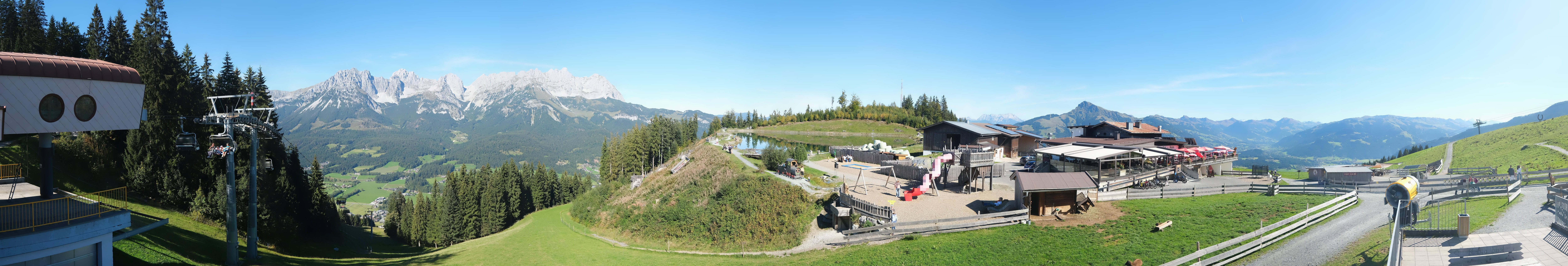 Archiv Foto Webcam Panoramasicht SkiWelt Wilder Kaiser: Astberg